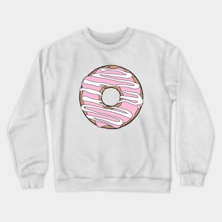 Pink Donut, Doughnut, Glaze, Icing, Frosting Crewneck Sweatshirt